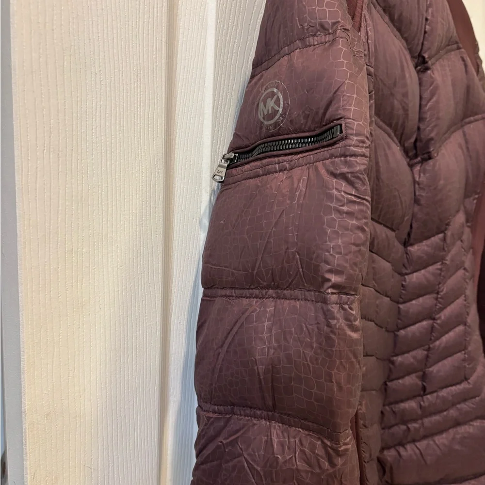 Michael Kors Women's Puffer Jacket -‎ Dark Burgundy